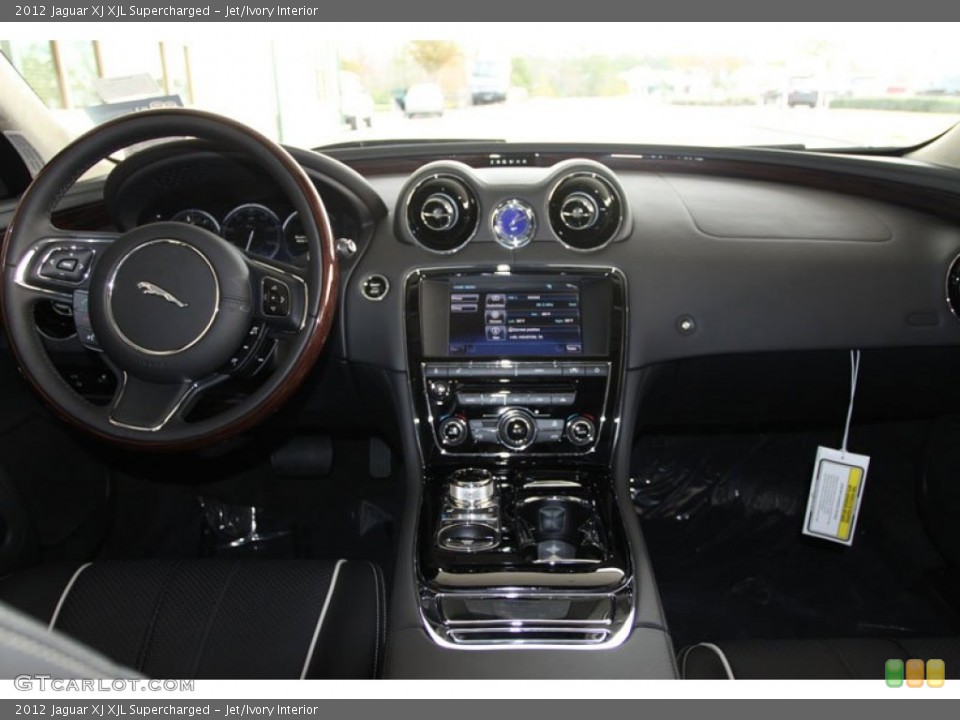Jet/Ivory Interior Dashboard for the 2012 Jaguar XJ XJL Supercharged #58811652
