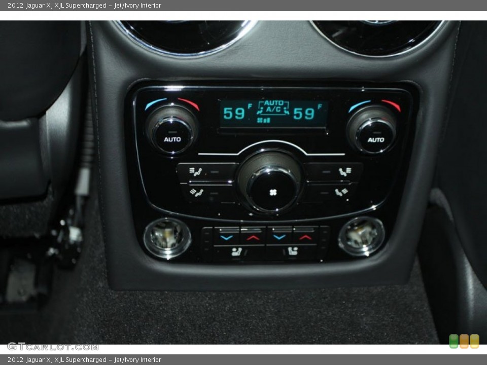 Jet/Ivory Interior Controls for the 2012 Jaguar XJ XJL Supercharged #58811667