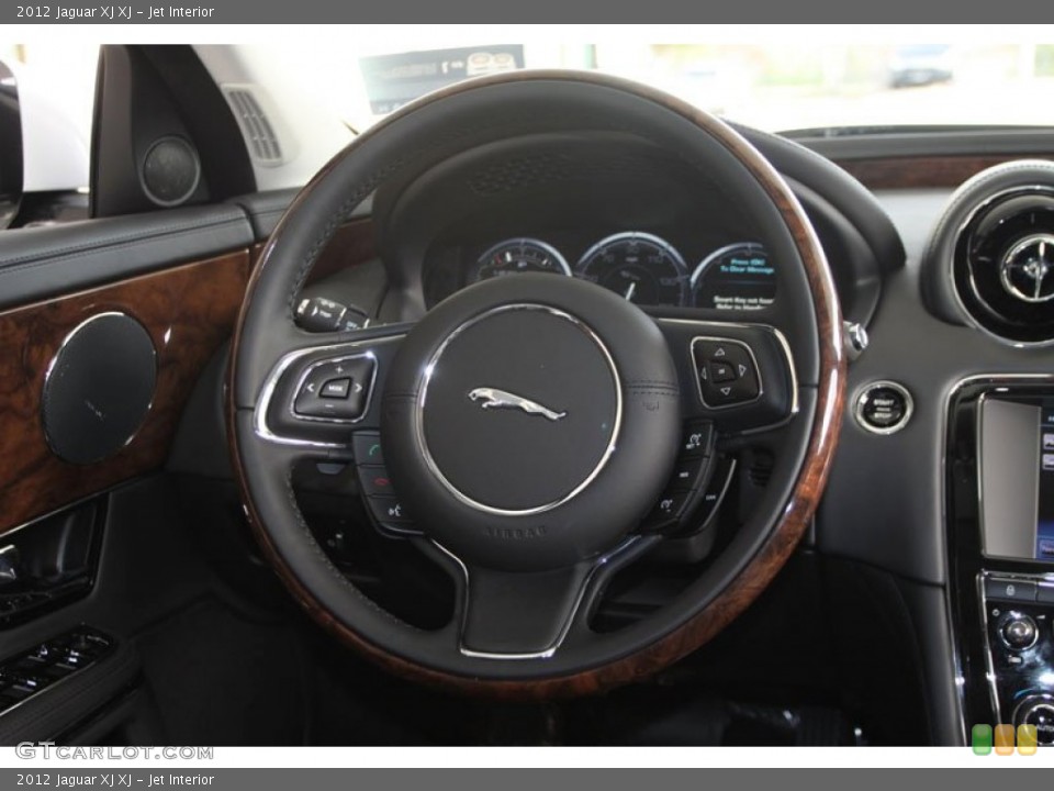 Jet Interior Steering Wheel for the 2012 Jaguar XJ XJ #58811919