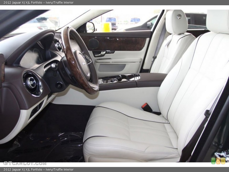 Ivory/Truffle Interior Photo for the 2012 Jaguar XJ XJL Portfolio #58812063