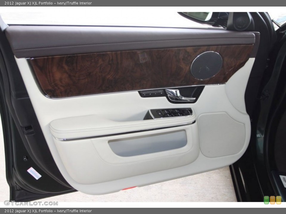 Ivory/Truffle Interior Door Panel for the 2012 Jaguar XJ XJL Portfolio #58812147