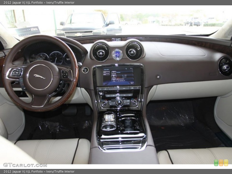 Ivory/Truffle Interior Dashboard for the 2012 Jaguar XJ XJL Portfolio #58812162