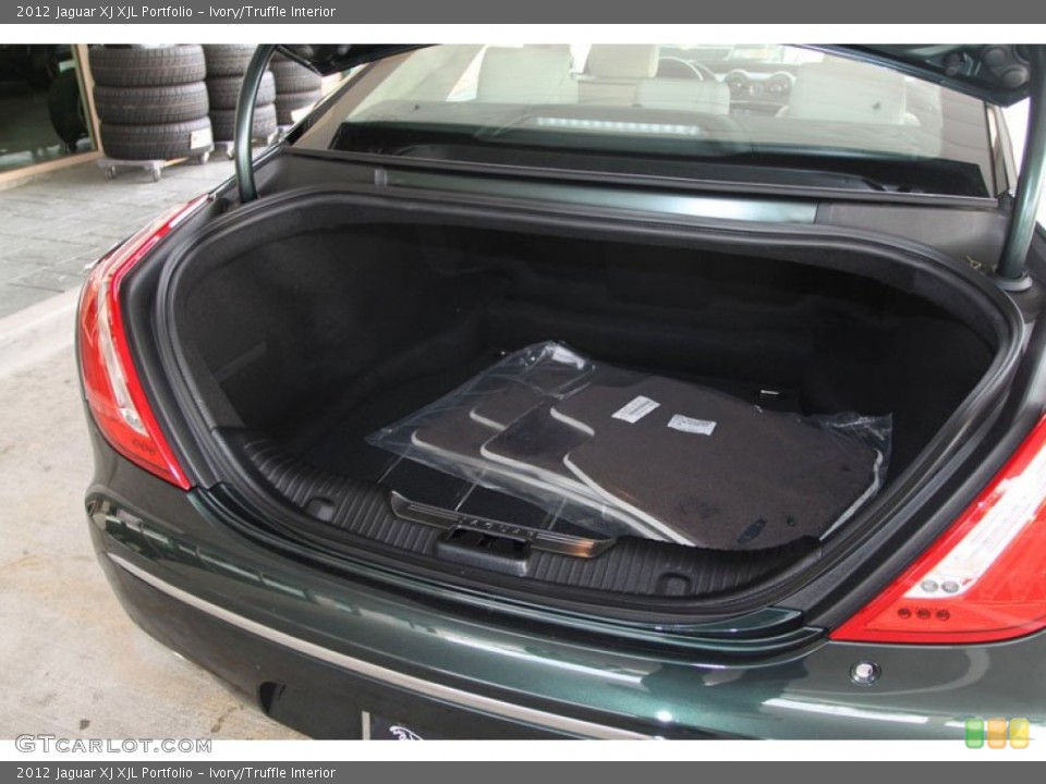 Ivory/Truffle Interior Trunk for the 2012 Jaguar XJ XJL Portfolio #58812198