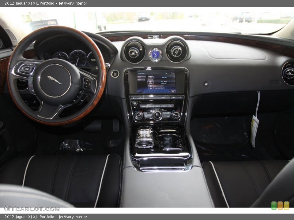 Jet/Ivory Interior Dashboard for the 2012 Jaguar XJ XJL Portfolio #58812417