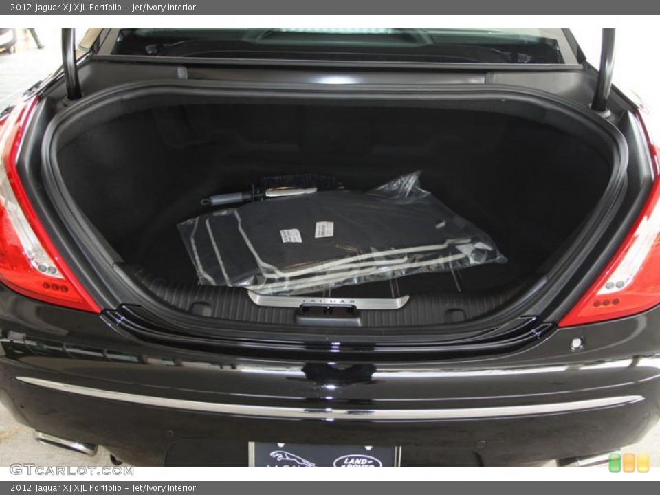 Jet/Ivory Interior Trunk for the 2012 Jaguar XJ XJL Portfolio #58812456