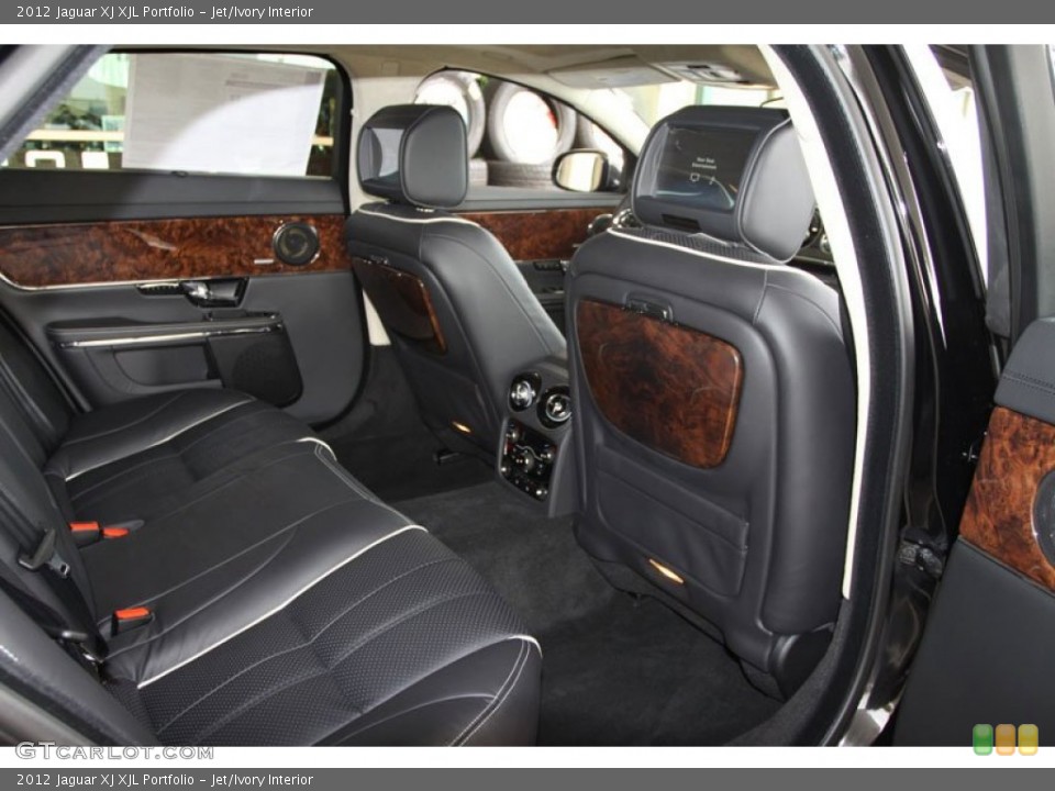 Jet/Ivory Interior Photo for the 2012 Jaguar XJ XJL Portfolio #58812465