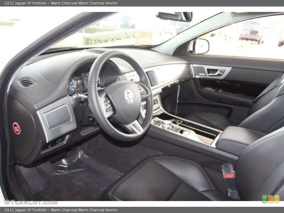 Warm Charcoal/Warm Charcoal 2012 Jaguar XF Interiors