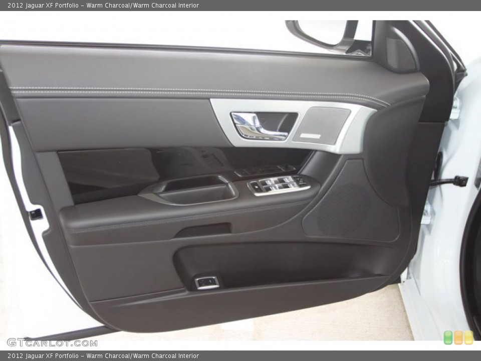 Warm Charcoal/Warm Charcoal Interior Door Panel for the 2012 Jaguar XF Portfolio #58812897
