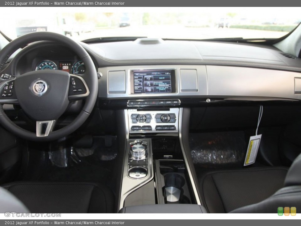 Warm Charcoal/Warm Charcoal Interior Dashboard for the 2012 Jaguar XF Portfolio #58812915