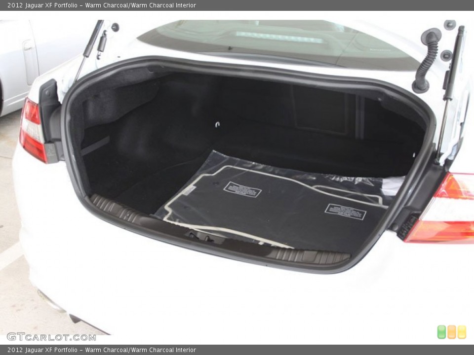 Warm Charcoal/Warm Charcoal Interior Trunk for the 2012 Jaguar XF Portfolio #58812939