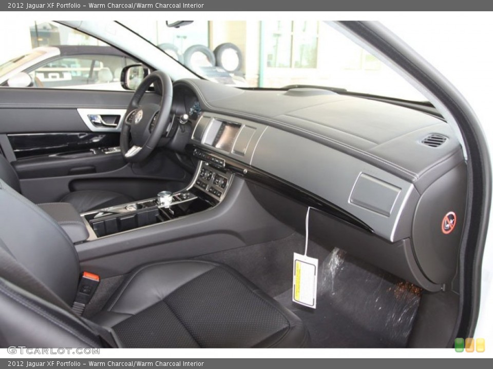 Warm Charcoal/Warm Charcoal Interior Dashboard for the 2012 Jaguar XF Portfolio #58812963