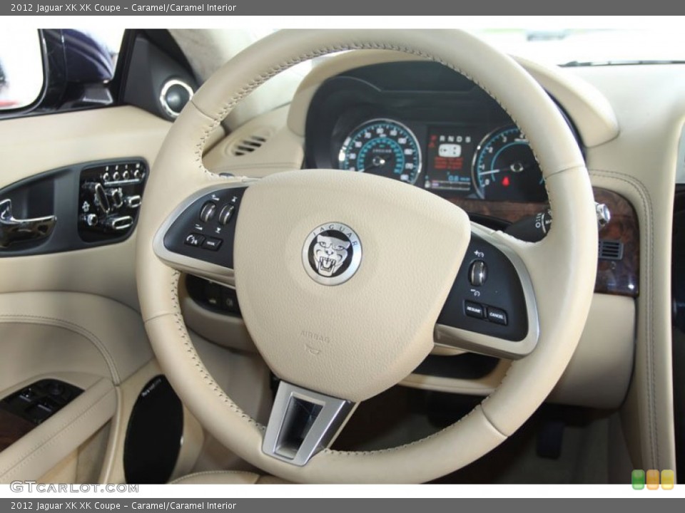 Caramel/Caramel Interior Steering Wheel for the 2012 Jaguar XK XK Coupe #58813170