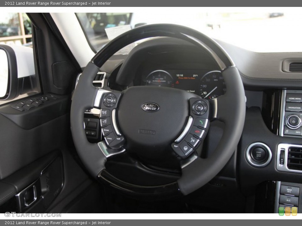 Jet Interior Steering Wheel for the 2012 Land Rover Range Rover Supercharged #58813338