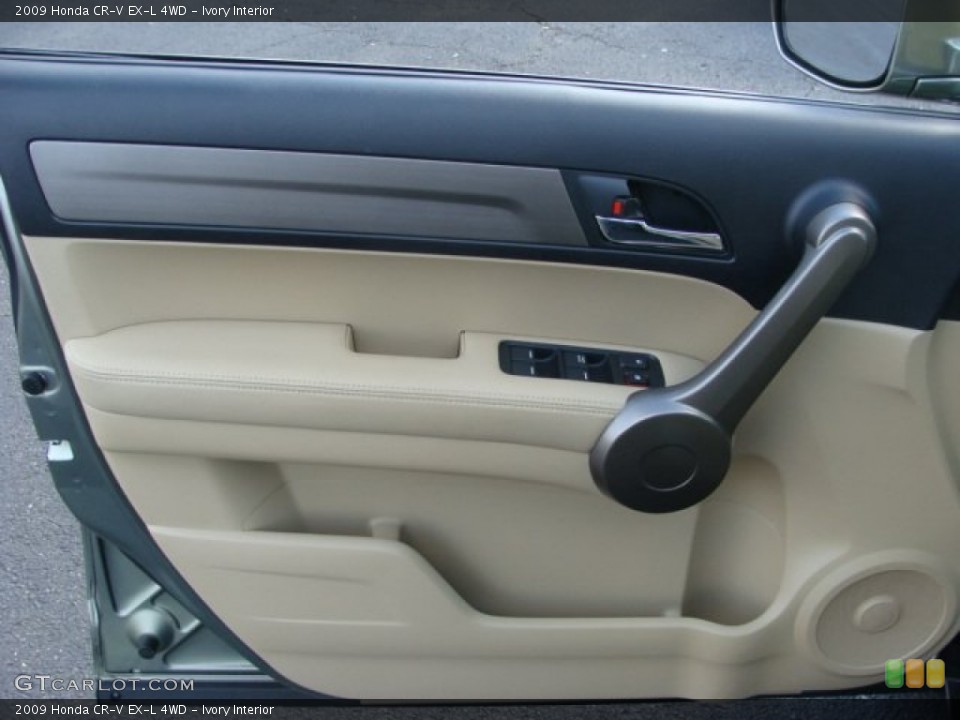 Ivory Interior Door Panel for the 2009 Honda CR-V EX-L 4WD #58814196