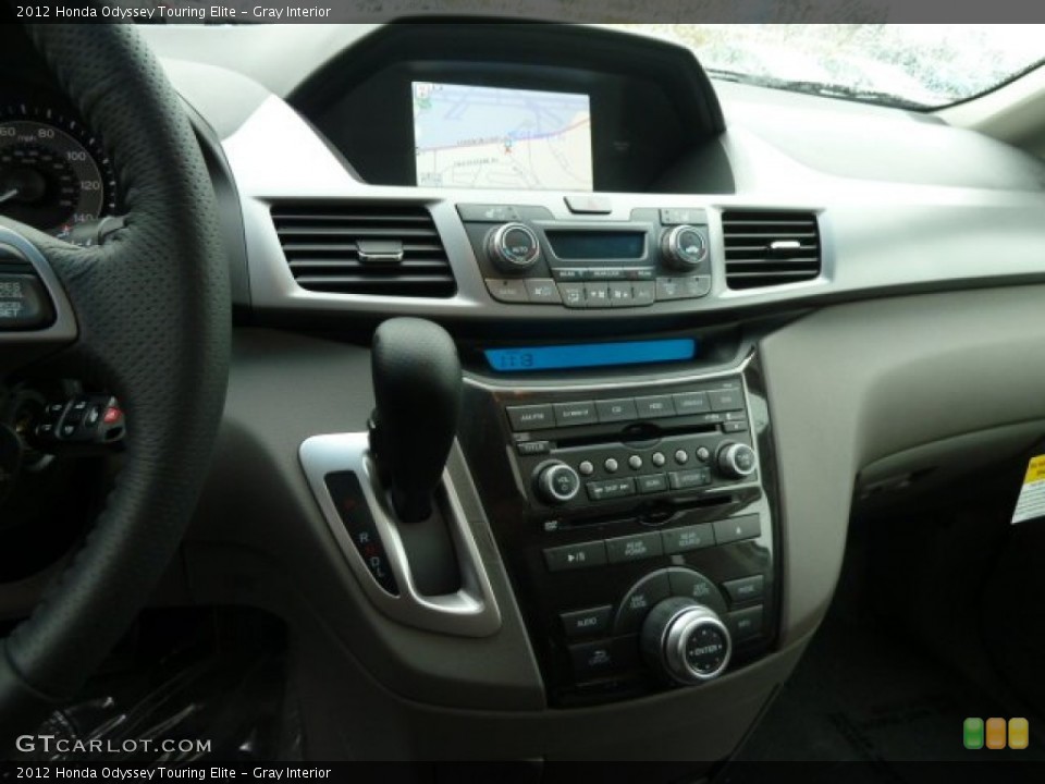 Gray Interior Controls for the 2012 Honda Odyssey Touring Elite #58814463