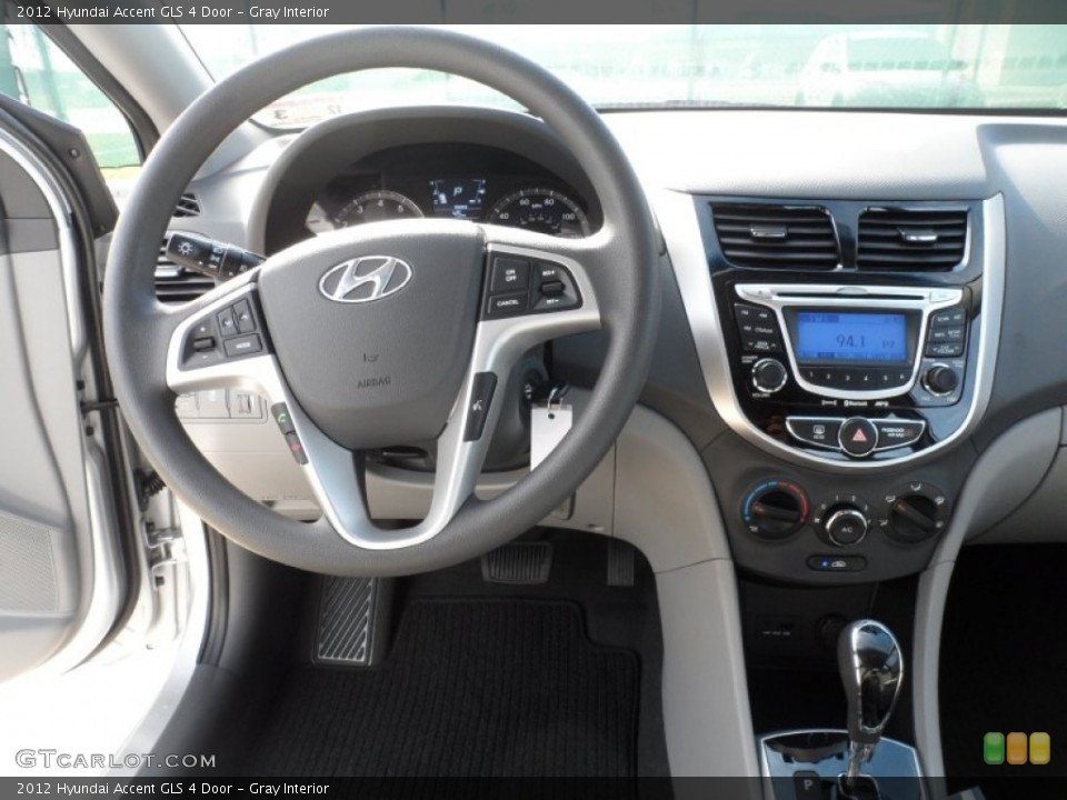 Gray Interior Dashboard for the 2012 Hyundai Accent GLS 4 Door #58818786