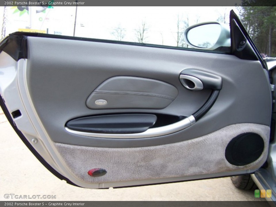 Graphite Grey Interior Door Panel for the 2002 Porsche Boxster S #58818861