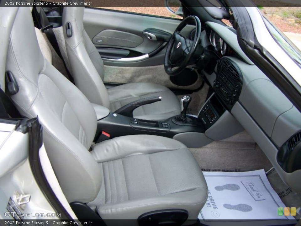 Graphite Grey 2002 Porsche Boxster Interiors
