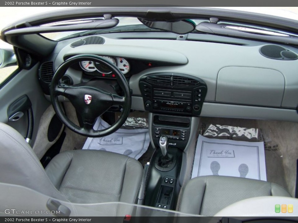 Graphite Grey Interior Dashboard for the 2002 Porsche Boxster S #58818936