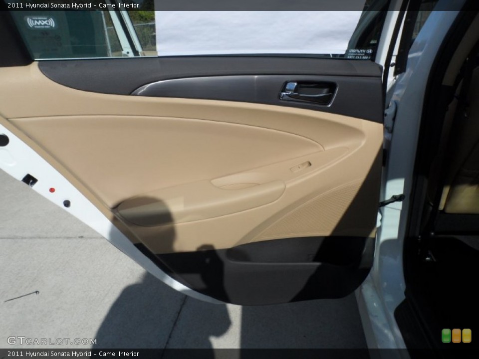 Camel Interior Door Panel for the 2011 Hyundai Sonata Hybrid #58820301