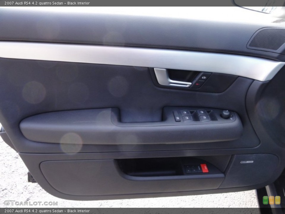 Black Interior Door Panel for the 2007 Audi RS4 4.2 quattro Sedan #58820580
