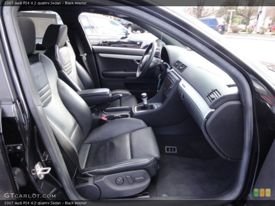 Black Interior Photo for the 2007 Audi RS4 4.2 quattro Sedan #58820628