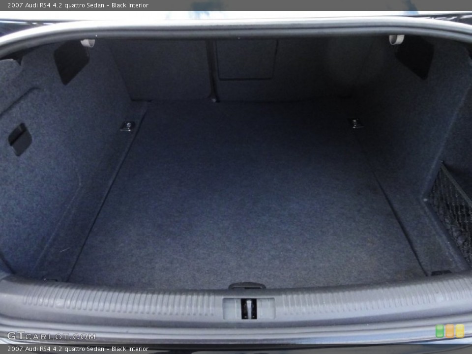 Black Interior Trunk for the 2007 Audi RS4 4.2 quattro Sedan #58820700