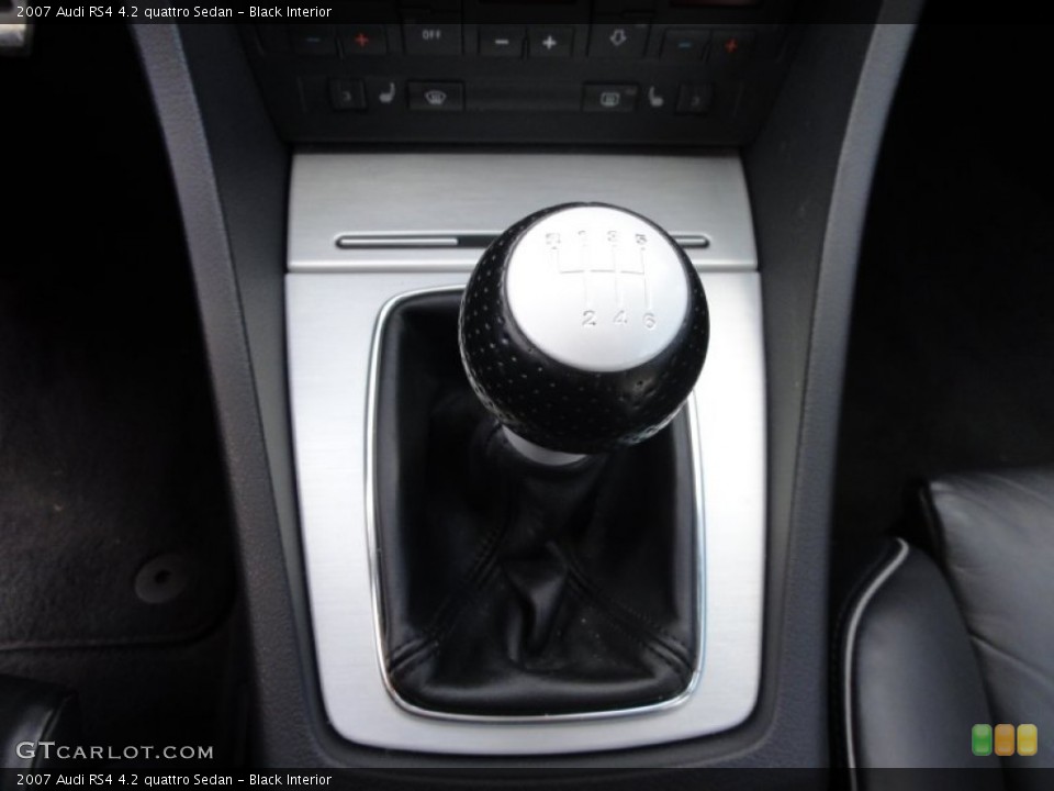 Black Interior Transmission for the 2007 Audi RS4 4.2 quattro Sedan #58820784