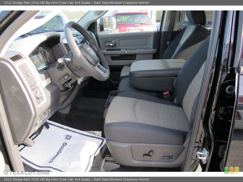 Dark Slate/Medium Graystone Interior Photo for the 2012 Dodge Ram 3500 HD Big Horn Crew Cab 4x4 Dually #58823829
