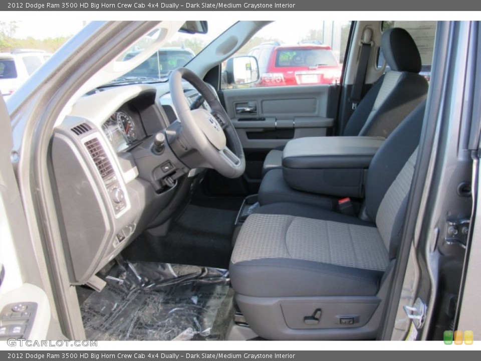 Dark Slate/Medium Graystone Interior Photo for the 2012 Dodge Ram 3500 HD Big Horn Crew Cab 4x4 Dually #58824309