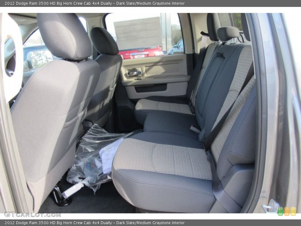 Dark Slate/Medium Graystone Interior Photo for the 2012 Dodge Ram 3500 HD Big Horn Crew Cab 4x4 Dually #58824324
