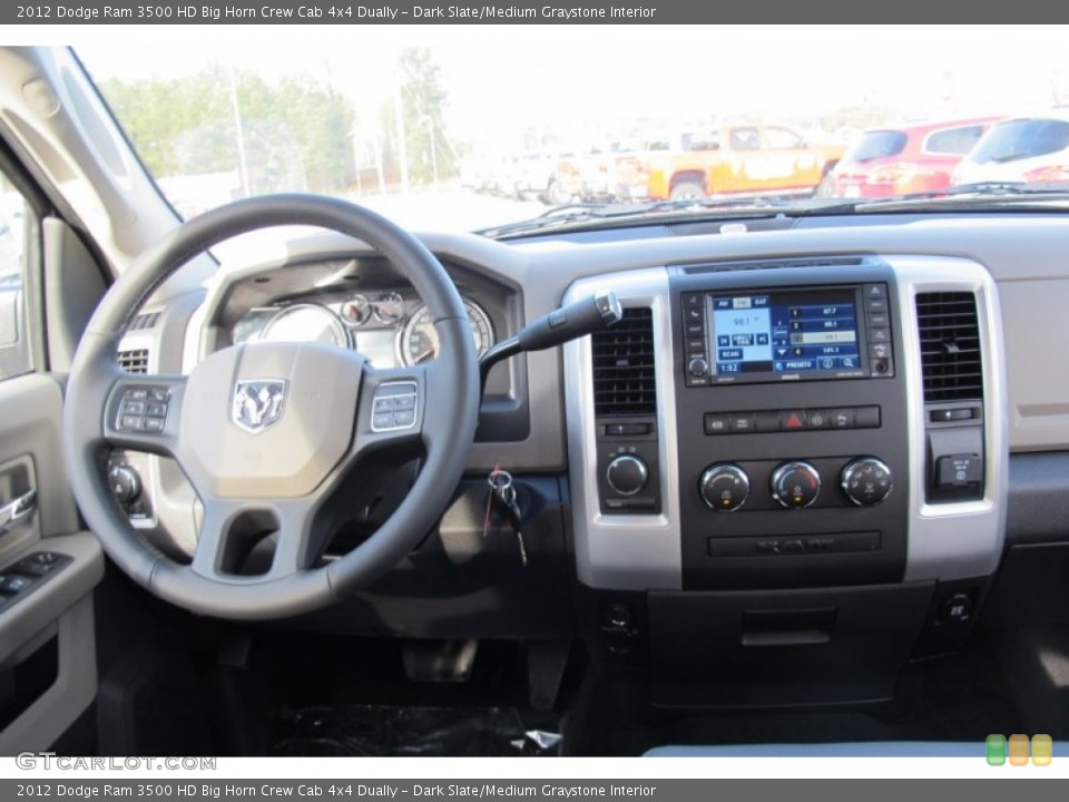 Dark Slate/Medium Graystone Interior Dashboard for the 2012 Dodge Ram 3500 HD Big Horn Crew Cab 4x4 Dually #58824357