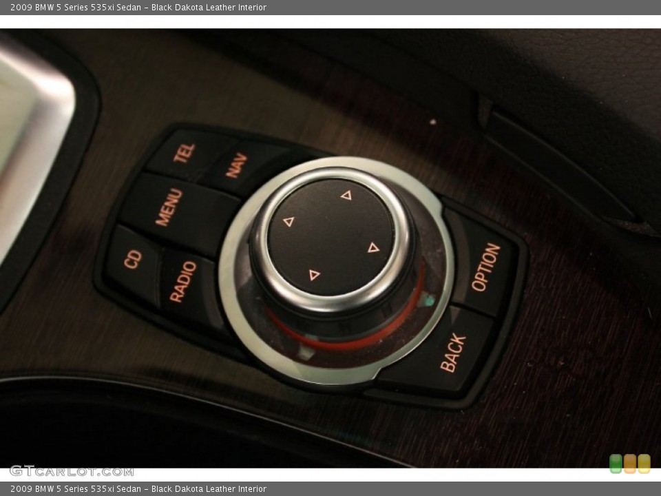 Black Dakota Leather Interior Controls for the 2009 BMW 5 Series 535xi Sedan #58826116