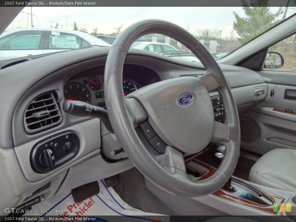 Medium/Dark Flint Interior Steering Wheel for the 2007 Ford Taurus SEL #58826419