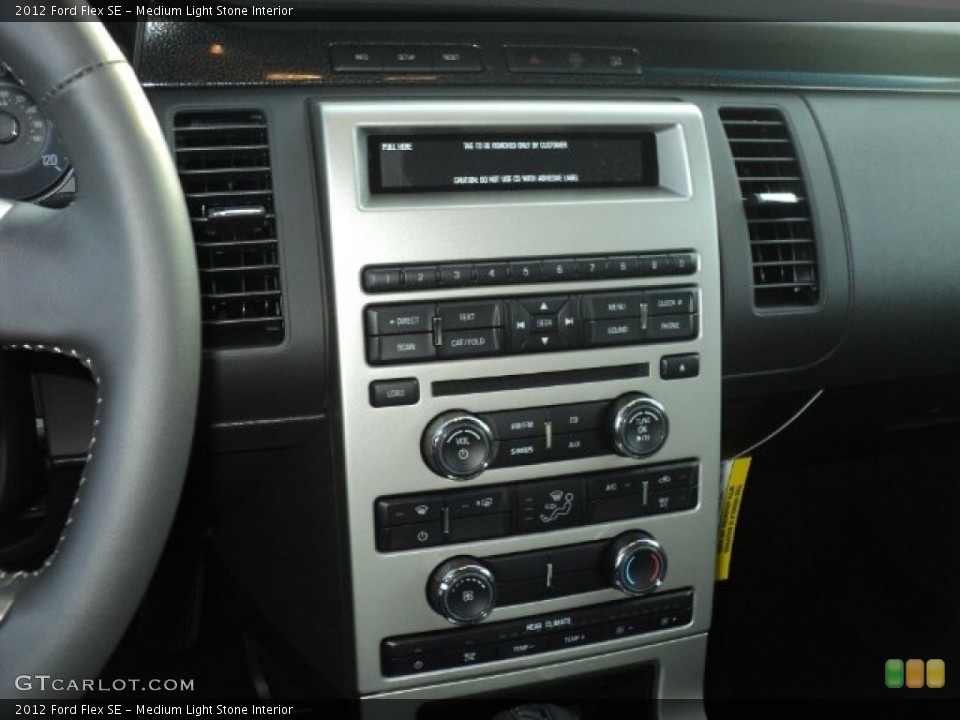 Medium Light Stone Interior Controls for the 2012 Ford Flex SE #58829590