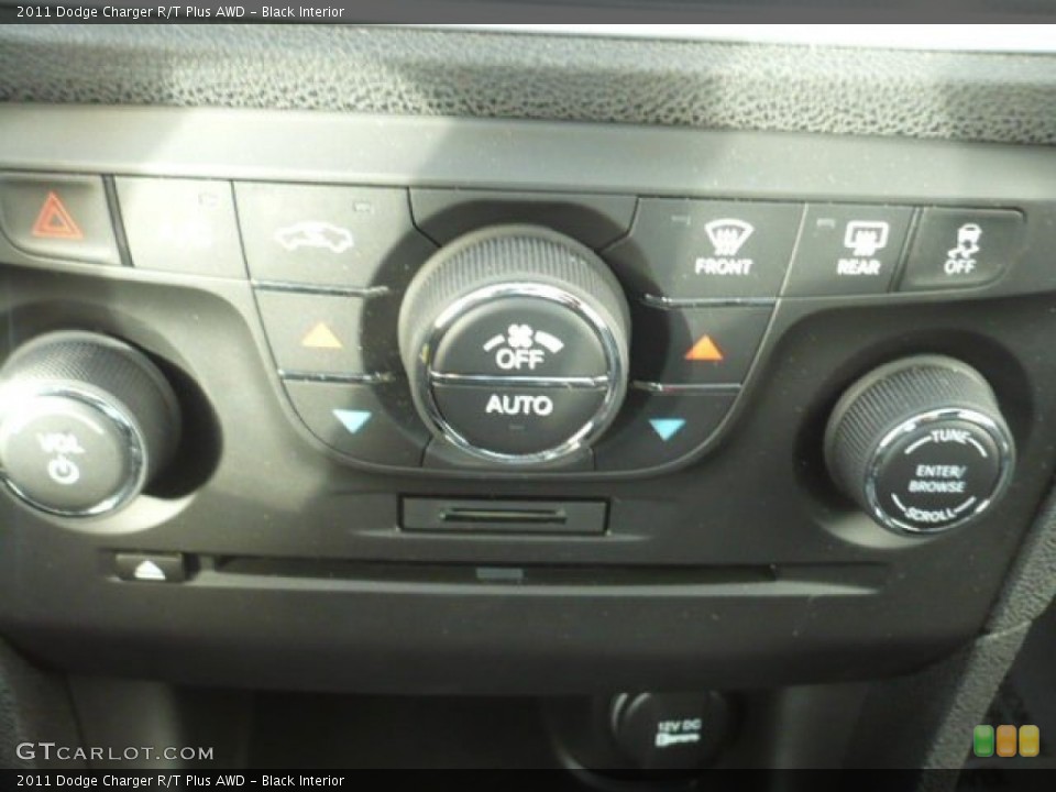 Black Interior Controls for the 2011 Dodge Charger R/T Plus AWD #58830937