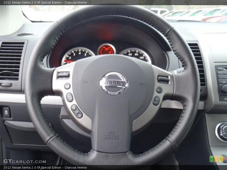 Charcoal Interior Steering Wheel for the 2012 Nissan Sentra 2.0 SR Special Edition #58833504