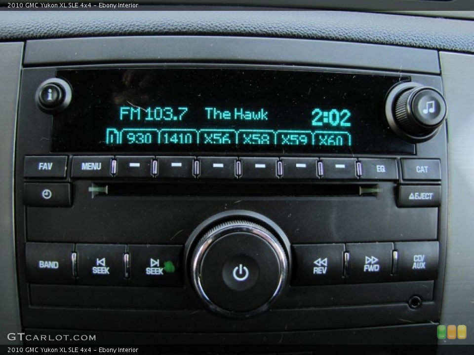Ebony Interior Audio System for the 2010 GMC Yukon XL SLE 4x4 #58834879