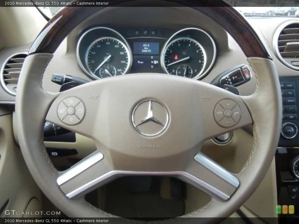 Cashmere Interior Steering Wheel for the 2010 Mercedes-Benz GL 550 4Matic #58836392