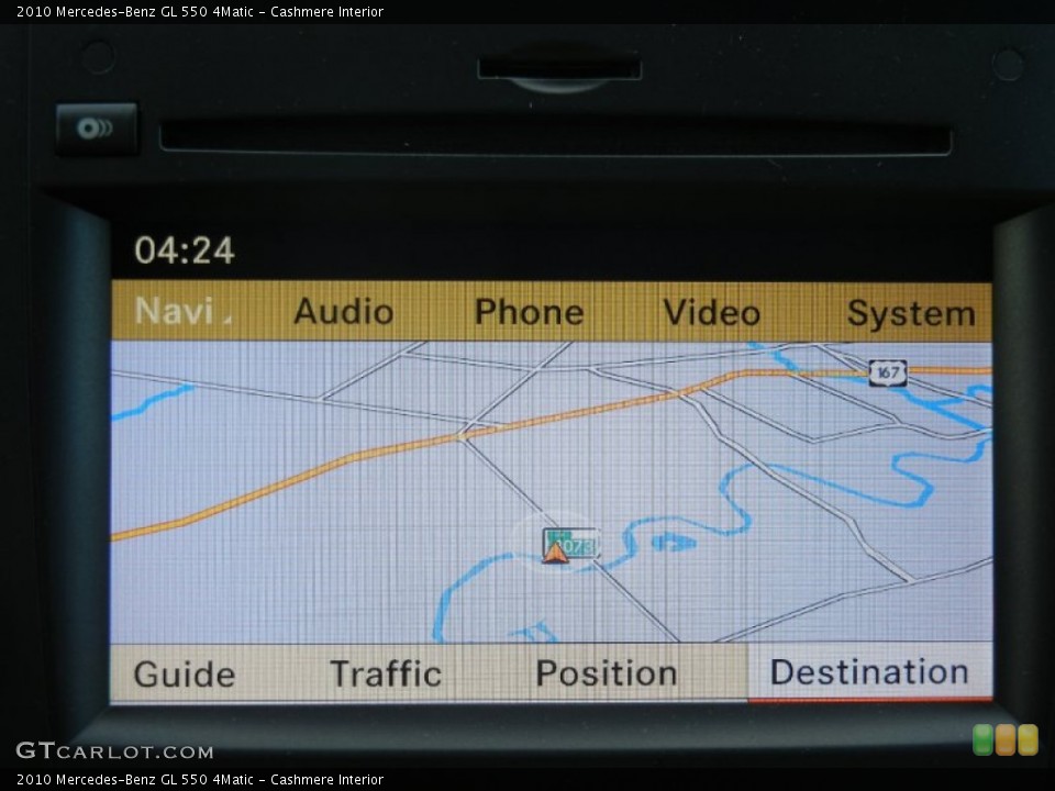 Cashmere Interior Navigation for the 2010 Mercedes-Benz GL 550 4Matic #58836434