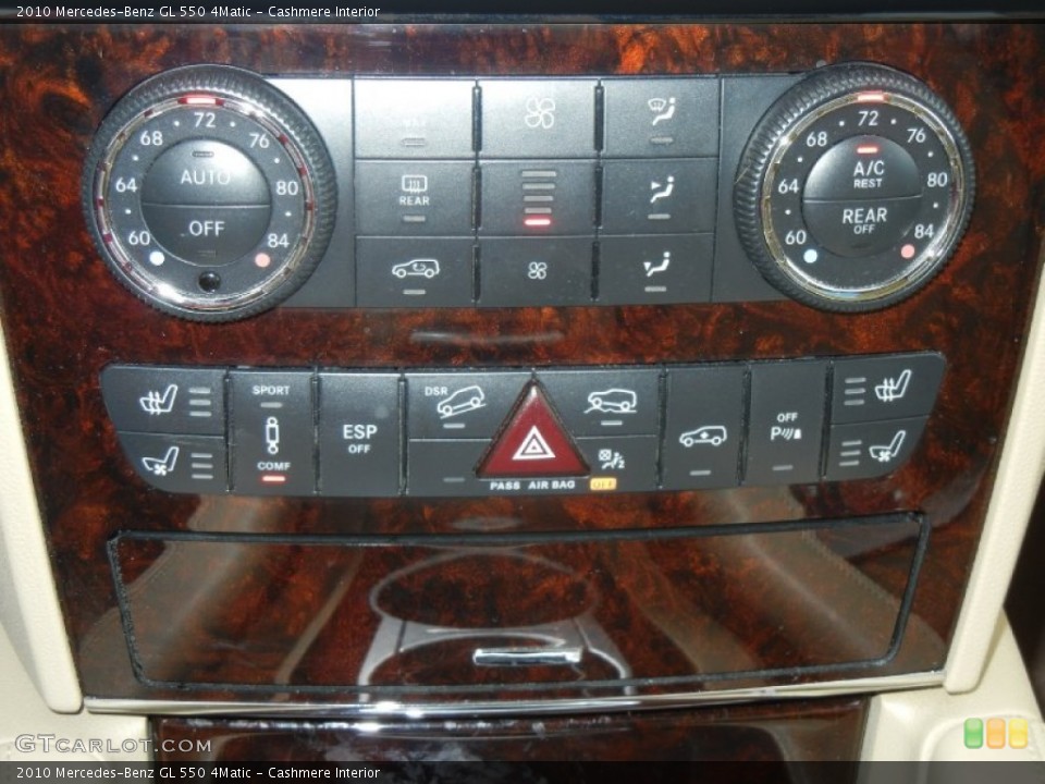 Cashmere Interior Controls for the 2010 Mercedes-Benz GL 550 4Matic #58836455