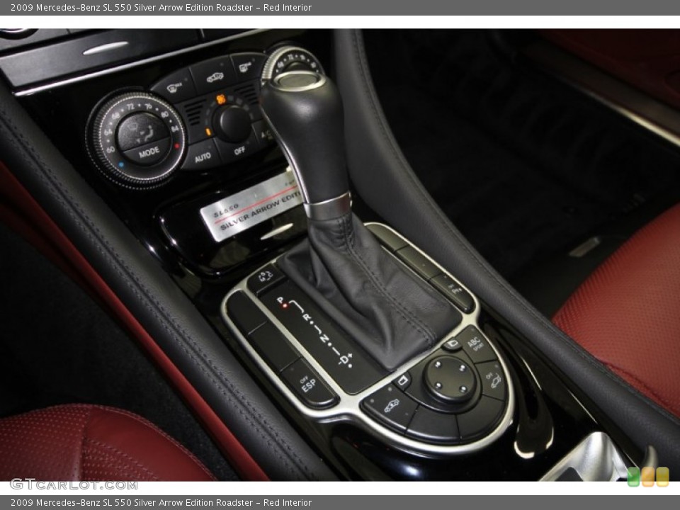 Red Interior Transmission for the 2009 Mercedes-Benz SL 550 Silver Arrow Edition Roadster #58839473