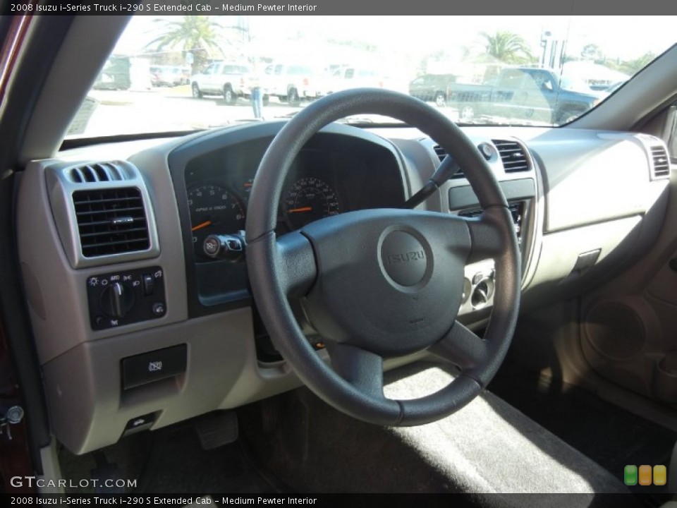 Medium Pewter Interior Steering Wheel for the 2008 Isuzu i-Series Truck i-290 S Extended Cab #58840617