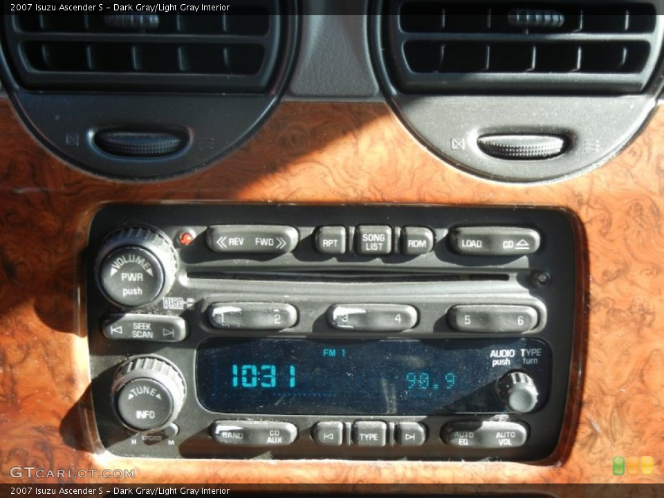 Dark Gray/Light Gray Interior Audio System for the 2007 Isuzu Ascender S #58840878