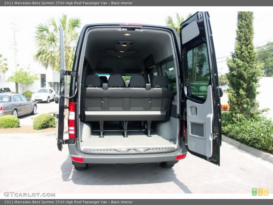 Black Interior Trunk for the 2011 Mercedes-Benz Sprinter 2500 High Roof Passenger Van #58844563