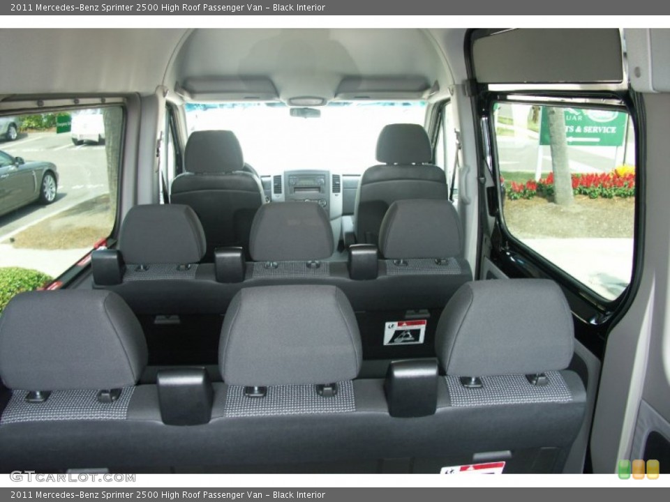 Black Interior Photo for the 2011 Mercedes-Benz Sprinter 2500 High Roof Passenger Van #58844575