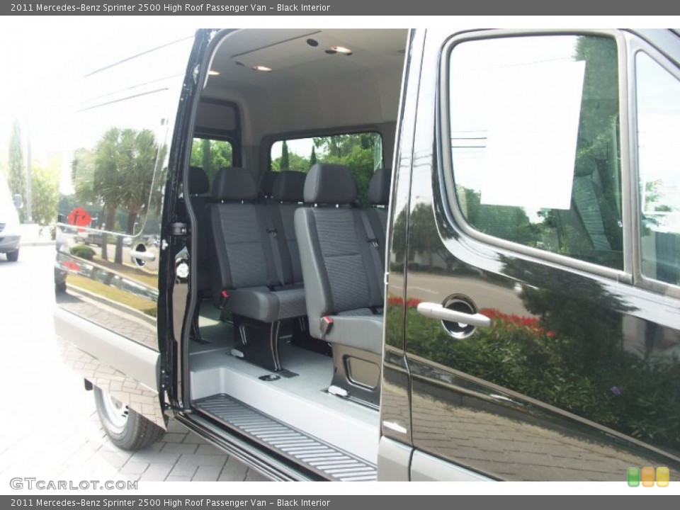 Black Interior Photo for the 2011 Mercedes-Benz Sprinter 2500 High Roof Passenger Van #58844590