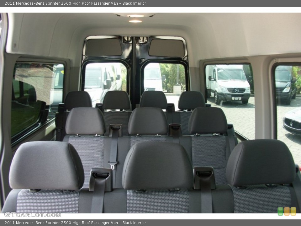 Black Interior Photo for the 2011 Mercedes-Benz Sprinter 2500 High Roof Passenger Van #58844608