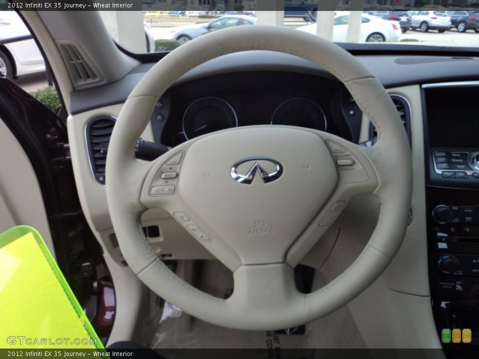Wheat Interior Steering Wheel for the 2012 Infiniti EX 35 Journey #58844971
