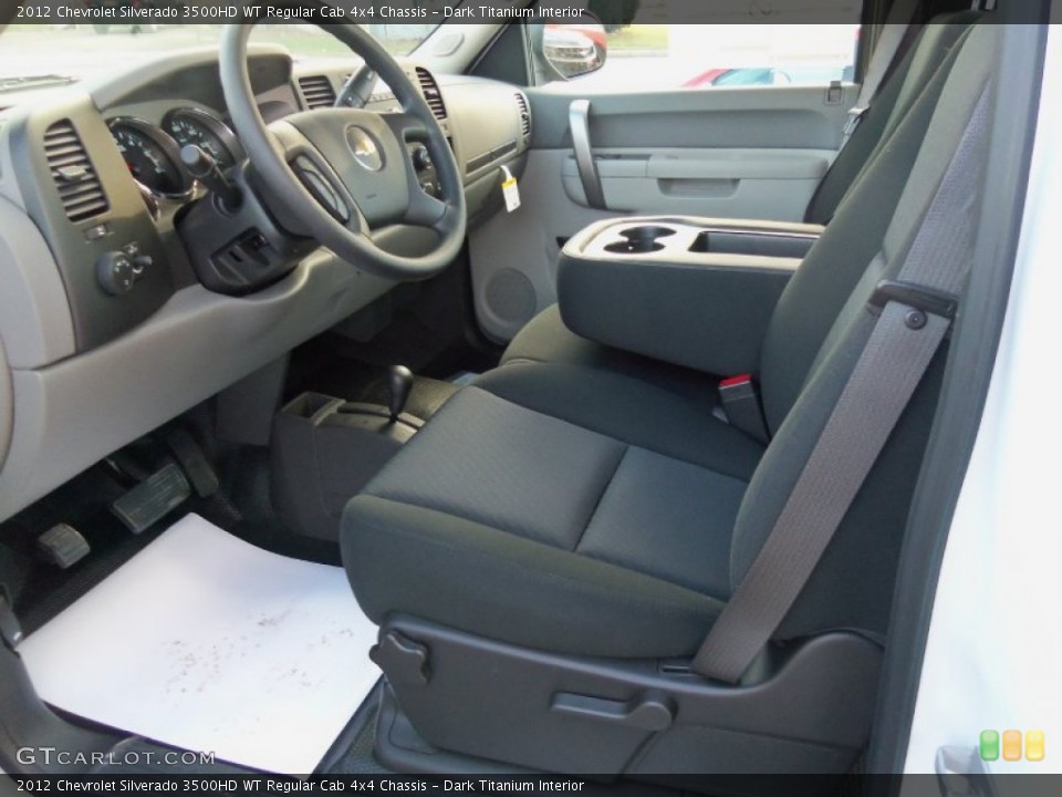 Dark Titanium Interior Photo for the 2012 Chevrolet Silverado 3500HD WT Regular Cab 4x4 Chassis #58846126